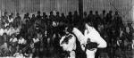 Karate demo at Lee Academy of Clarksdale, MS - Holley (l), Nance (r)